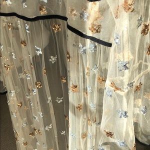 Sequin star cover up